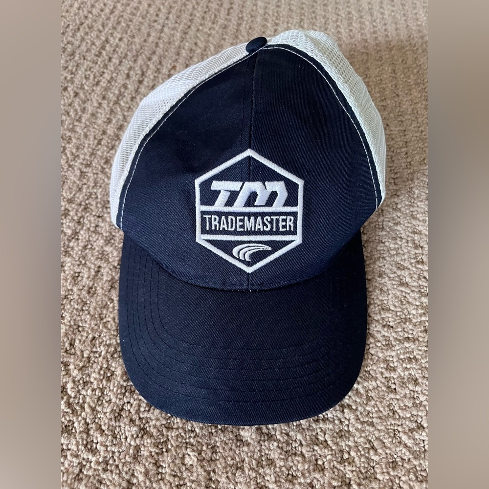 Trademaster Black and White Cap